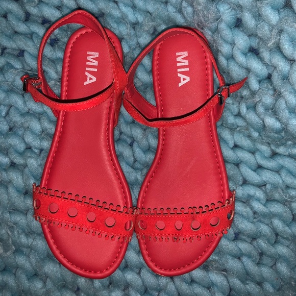 Red mia sandals Clearance